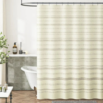 
                    
                      Tribal Geometric Striped Shower Curtain - Jinchan Home
                    
                  