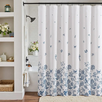 
                    
                      Vintage Bird Floral Shower Curtain - Jinchan Home
                    
                  