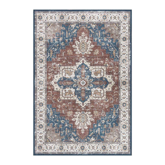 
                    
                      Vintage Persian-Style Distressed Area Rug - Jinchan Home
                    
                  