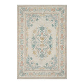 Soft Vintage Acanthus Floral Scrollwork Rug - Jinchan Home