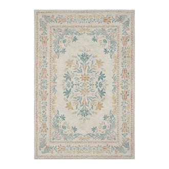 
                    
                      Soft Vintage Acanthus Floral Scrollwork Rug - Jinchan Home
                    
                  