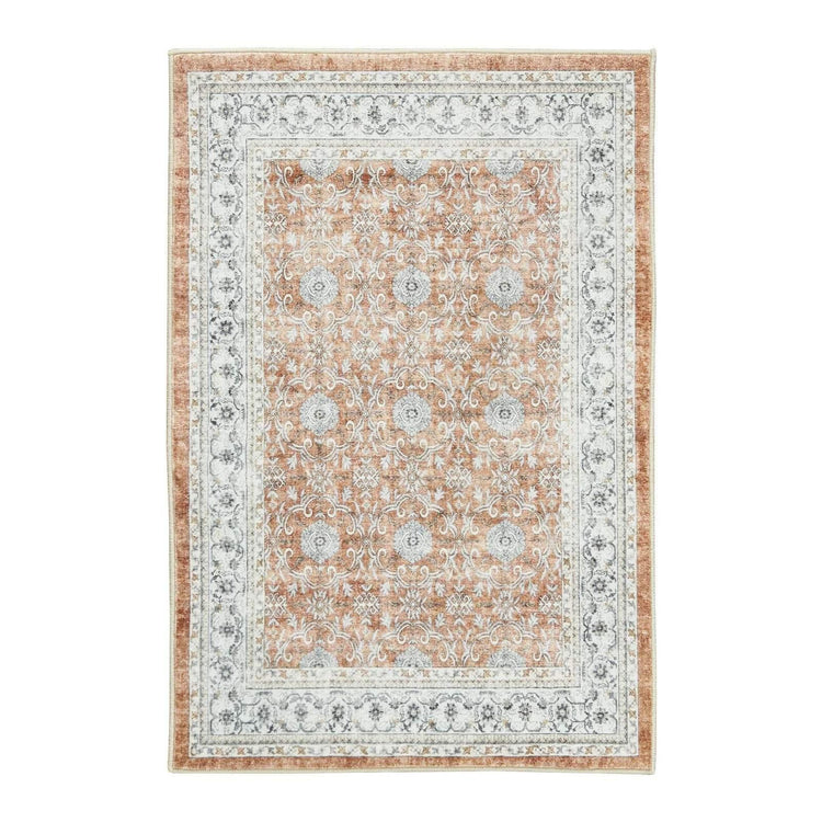 All Over Floral Pattern Vintage Persian Medallion Rug - Jinchan Home