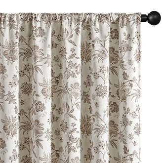 Botanical Vine Brushstroke Curtains - Jinchan Home