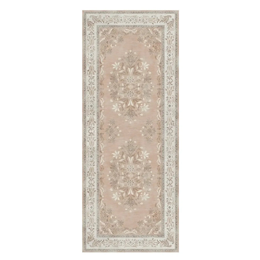 Soft Vintage Acanthus Floral Scrollwork Rug - Jinchan Home