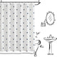 
                    
                      Minimalist Cross Pattern Shower Curtain - Jinchan Home
                    
                  