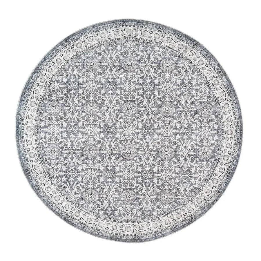 All Over Floral Pattern Vintage Persian Medallion Rug - Jinchan Home