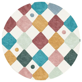 
                    
                      Colorful Diamond Checker Rug - Jinchan Home
                    
                  