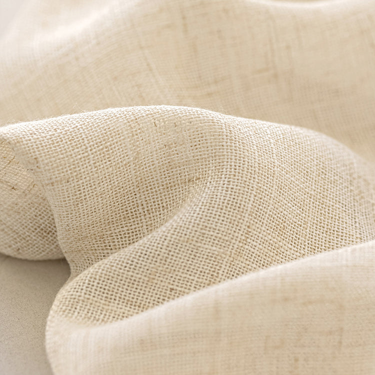 Pinch Pleat Linen Blend Curtains - Jinchan Home