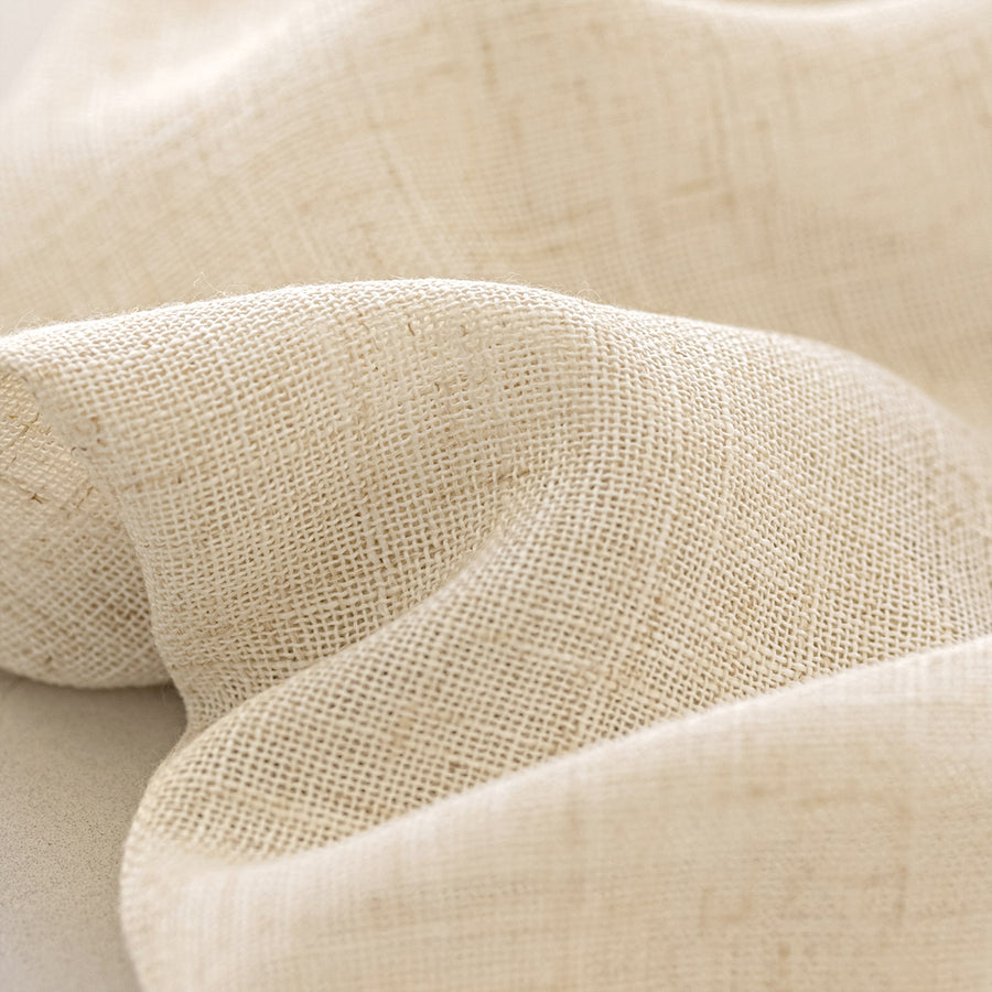 Pinch Pleat Linen Blend Curtains - Jinchan Home