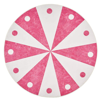 
                    
                      Cheerful Circle Carousel Throw Rug - Jinchan Home
                    
                  