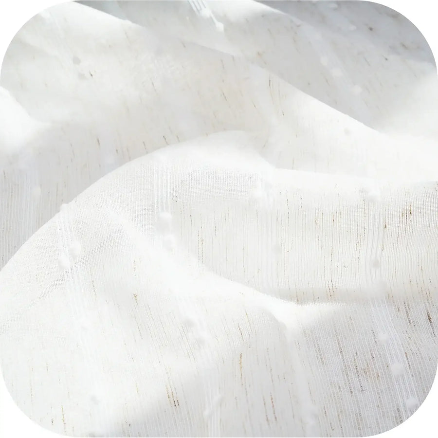 Semi Sheer Kitchen Curtains - Jinchan Home