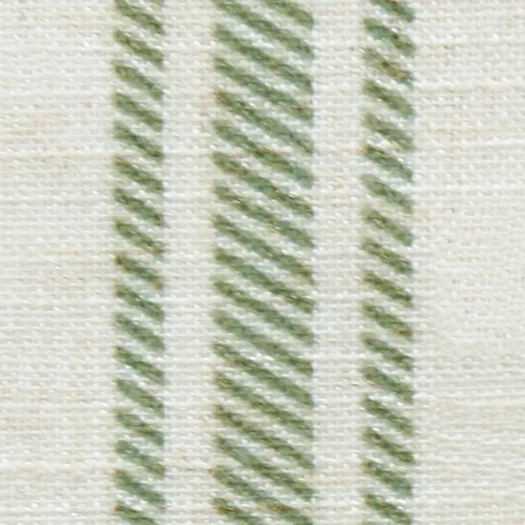 Twill Striped Linen Blend Rod Pocket Kitchen Curtains - Jinchan Home