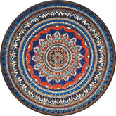 Boho Mandala Round Rug - Jinchan Home