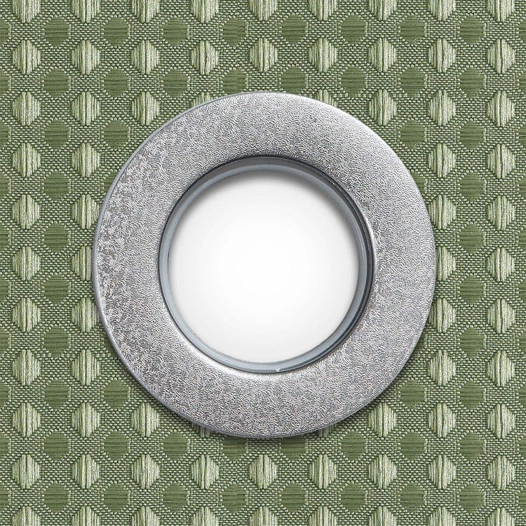 Waffle Weave Two-Tone Hookless Shower Curtain - Jinchan Home