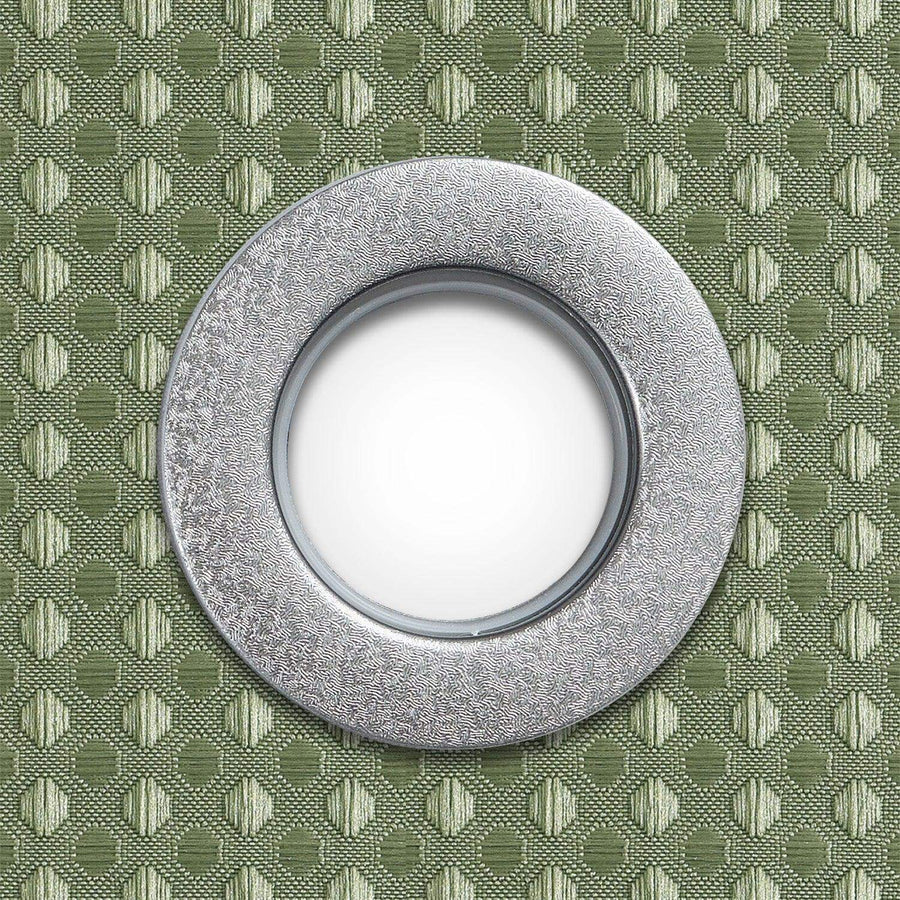 Waffle Weave Two-Tone Hookless Shower Curtain - Jinchan Home