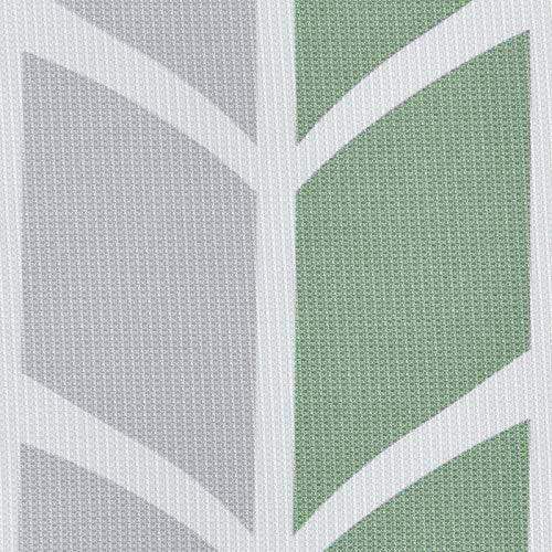 Two-Tone Herringbone Geometric Shower Curtain - Jinchan Home