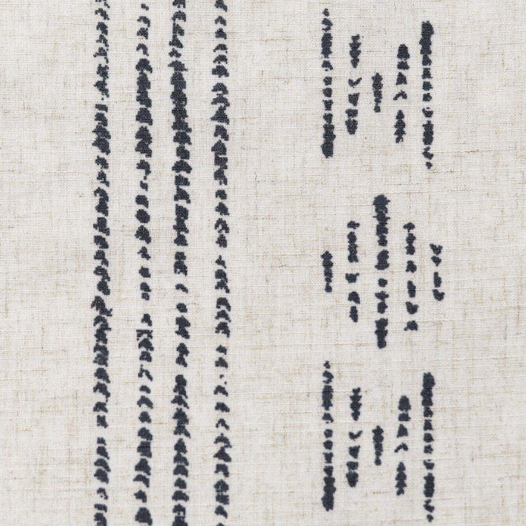 Boho Linen Back Tab Kitchen Curtains - Jinchan Home