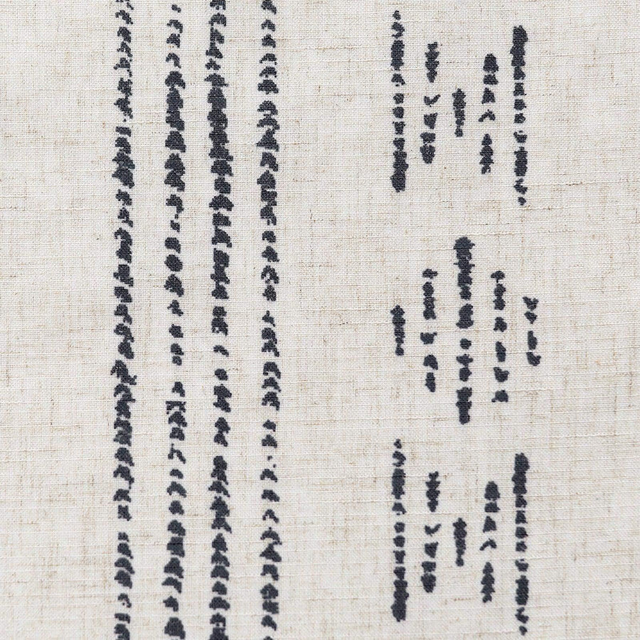 Boho Linen Back Tab Kitchen Curtains - Jinchan Home