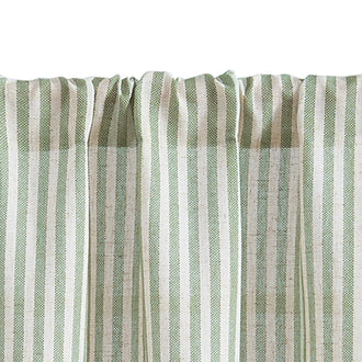 
                    
                      Colorful Striped Linen Kitchen Curtains - Jinchan Home
                    
                  