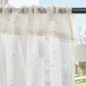 Semi Sheer Kitchen Curtains - Jinchan Home