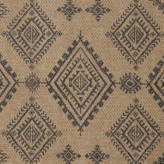 Jinchan Faux Jute Geometric Area Rug - Jinchan Home