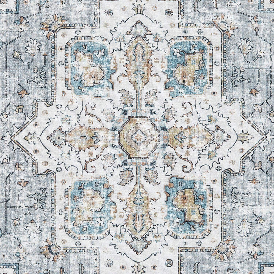 Vintage Persian Medallion Rug - Jinchan Home