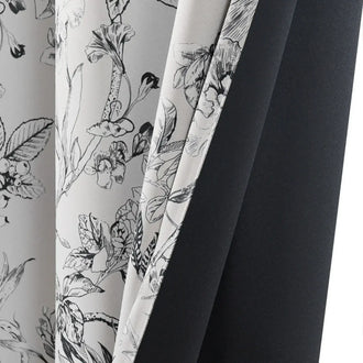 
                    
                      Hand-Drawn Sketch Floral Linen Curtains - Jinchan Home
                    
                  