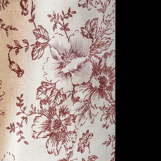
                    
                      Linen Blend Floral Blackout Curtains - Jinchan Home
                    
                  
