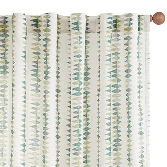 
                    
                      Boho Prism Triangle Stripe Linen Curtains - Jinchan Home
                    
                  