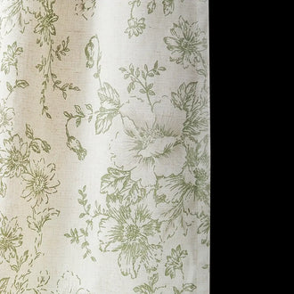 
                    
                      Linen Blend Floral Blackout Curtains - Jinchan Home
                    
                  