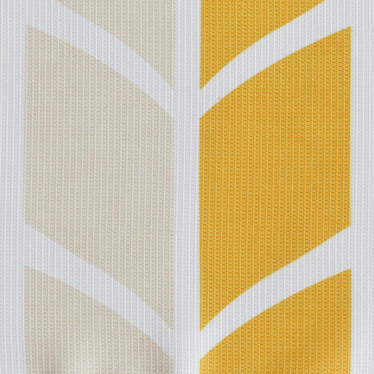 Two-Tone Herringbone Geometric Shower Curtain - Jinchan Home