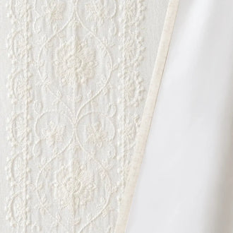 
                    
                      Lined Antique Ornate Vine Bloom Embroidery Curtains - Jinchan Home
                    
                  