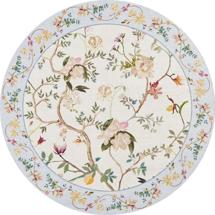 Floral Vine Rug - Jinchan Home