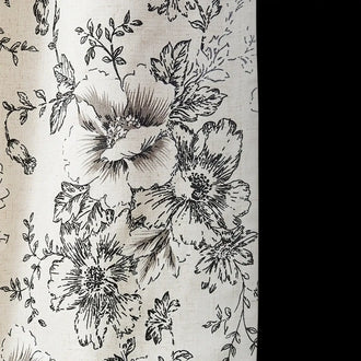 
                    
                      Linen Blend Floral Blackout Curtains - Jinchan Home
                    
                  