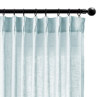 
                    
                      Pinch Pleat Linen Blend Curtains - Jinchan Home
                    
                  