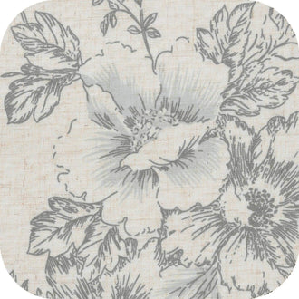 
                    
                      Vintage Line-Art Large Floral Rod Pocket Kitchen Curtains - Jinchan Home
                    
                  