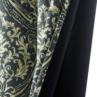 
                    
                      Damask Pattern Grommet Curtains - Jinchan Home
                    
                  