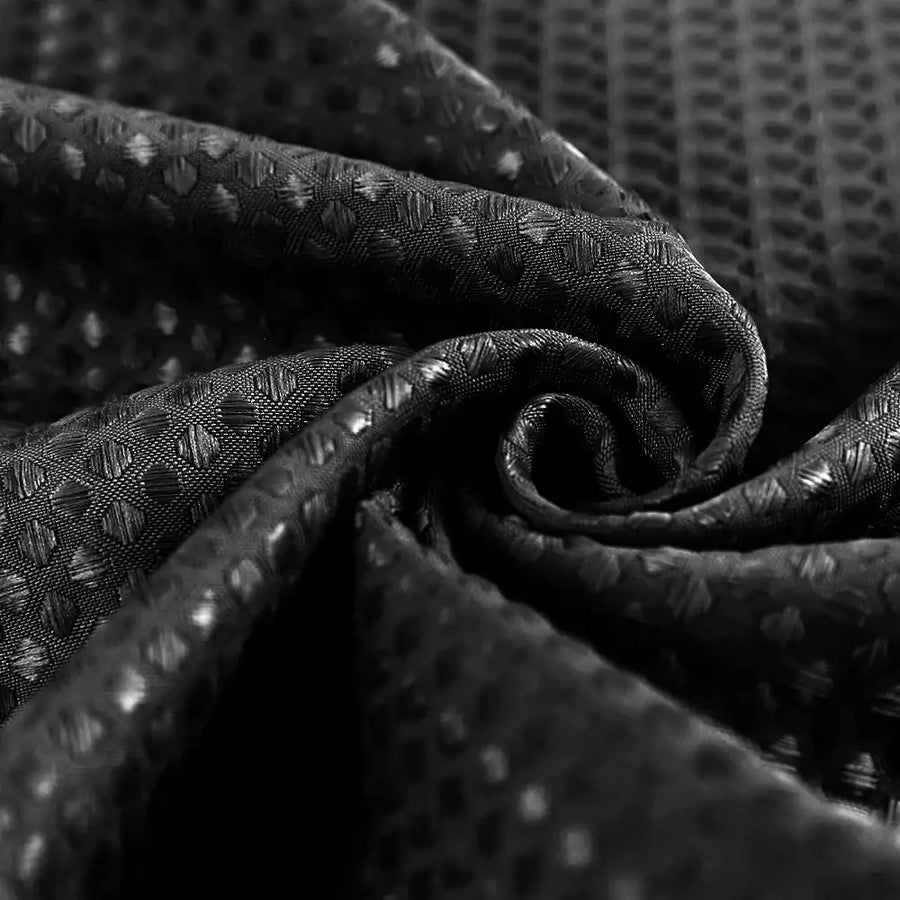 Waffle Weave Grommet Top Shower Curtain - Jinchan Home