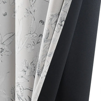 
                    
                      Hand-Drawn Sketch Floral Linen Curtains - Jinchan Home
                    
                  