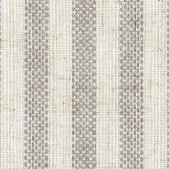 Tie Top Striped Linen Kitchen Curtains - Jinchan Home