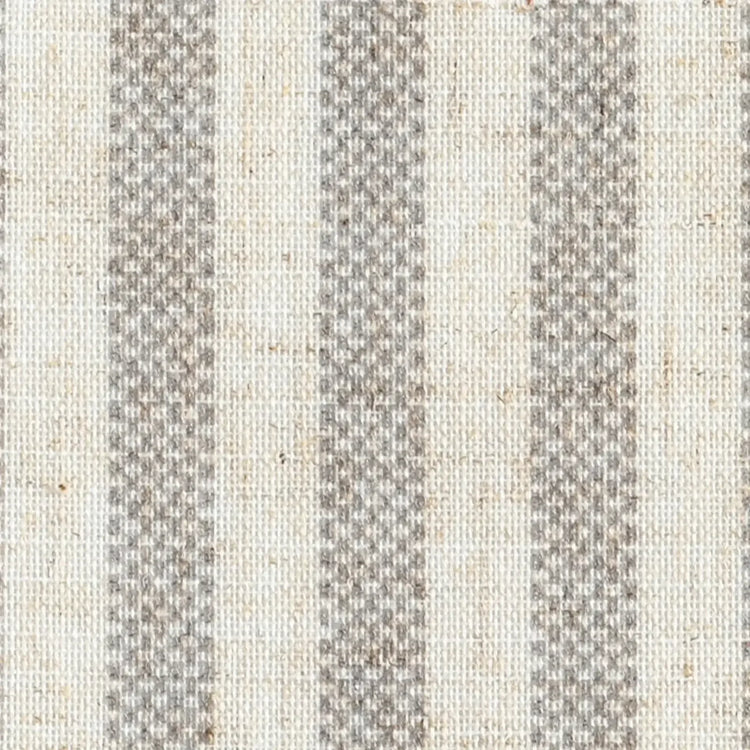 Tie Top Striped Linen Kitchen Curtains - Jinchan Home