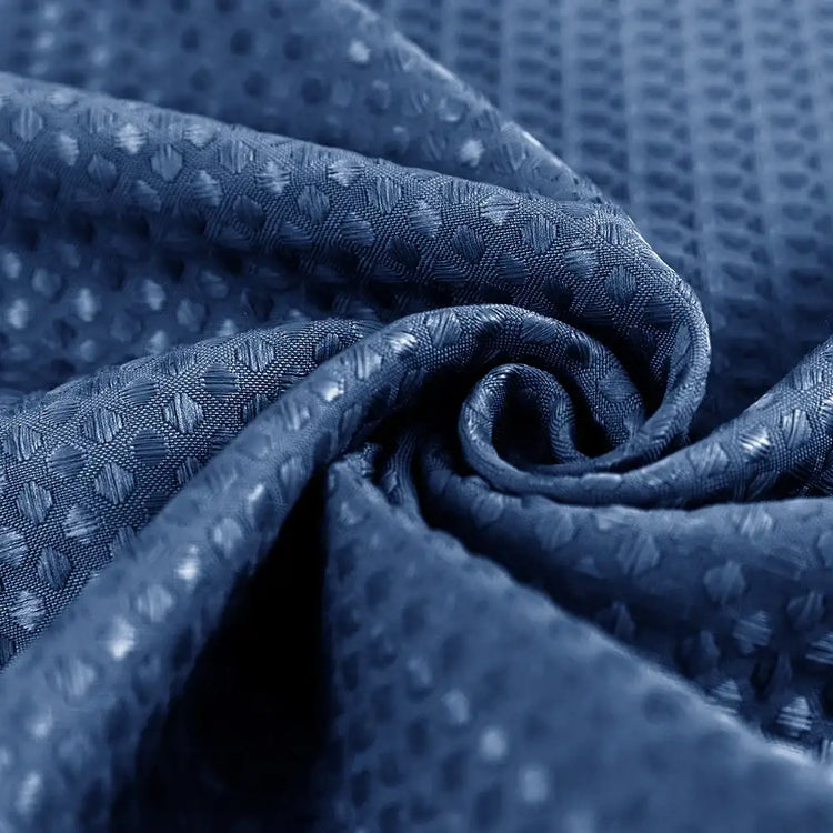 Waffle Weave Grommet Top Shower Curtain - Jinchan Home