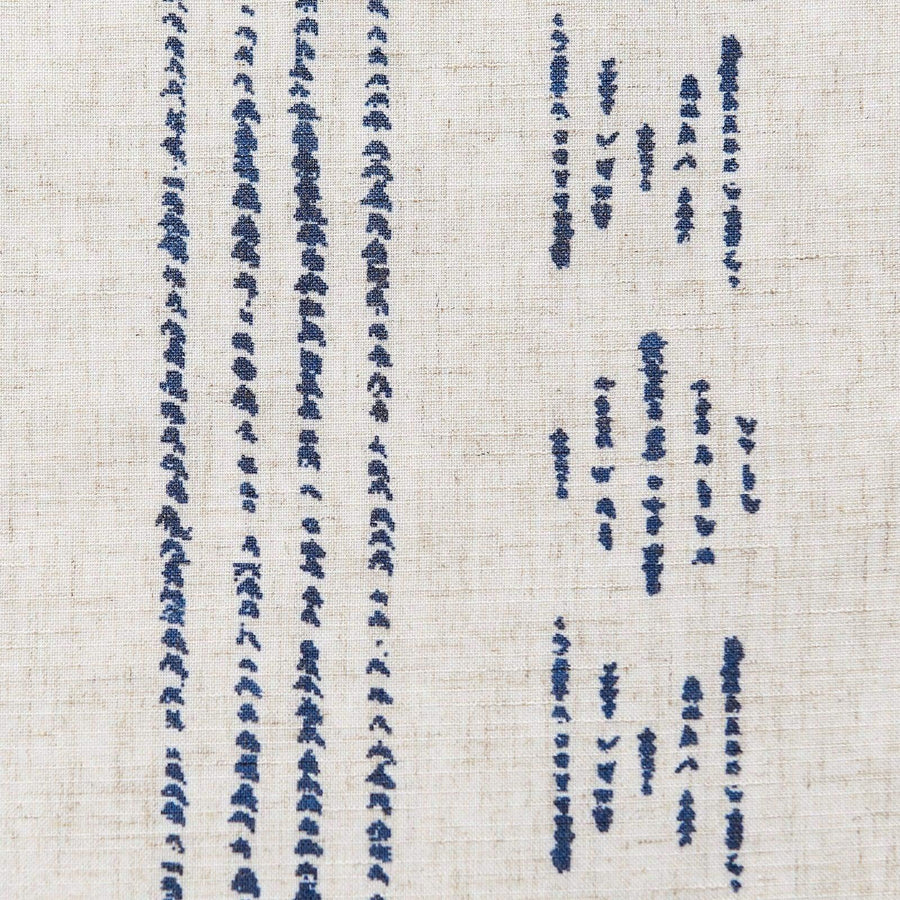 Boho Linen Back Tab Kitchen Curtains - Jinchan Home