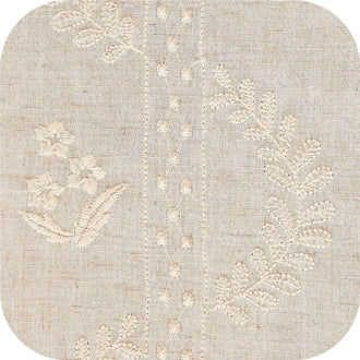 
                    
                      Embroidered Vine Floral Linen Curtains - Jinchan Home
                    
                  