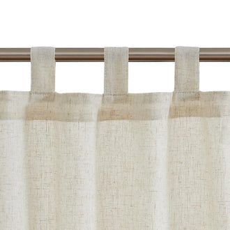 
                    
                      Solid Linen Tab-Top Sheer Kitchen Curtains - Jinchan Home
                    
                  