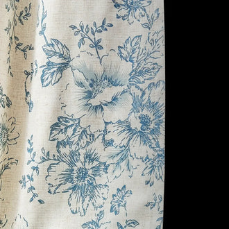 
                    
                      Linen Blend Floral Blackout Curtains - Jinchan Home
                    
                  
