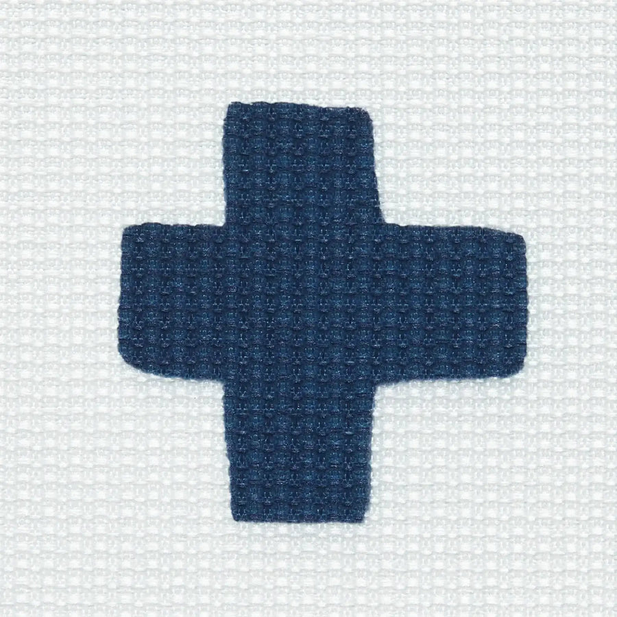 Minimalist Cross Pattern Shower Curtain - Jinchan Home